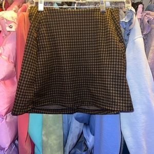 altered state plaid mini skirt